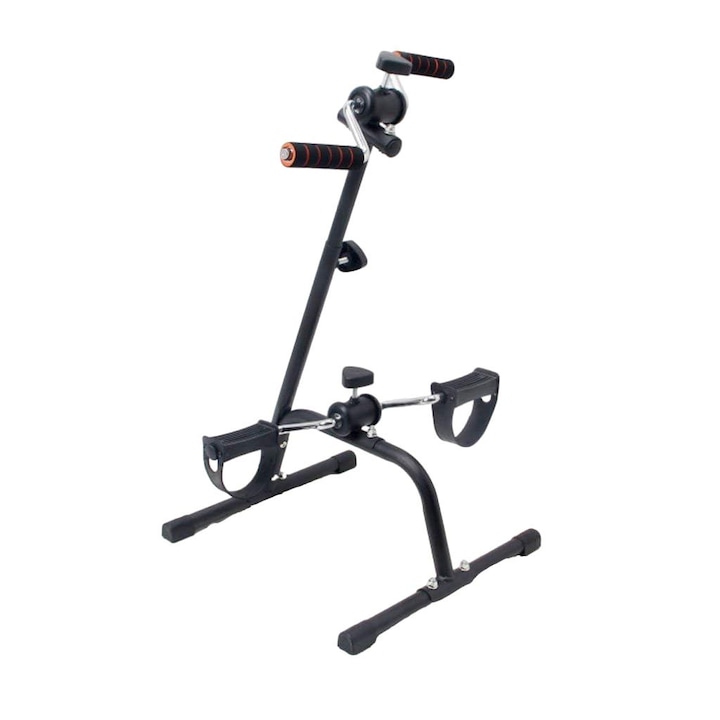 Bicicleta fitness, Otel/PVC, Ajustabila, 95x40x53cm, Negru