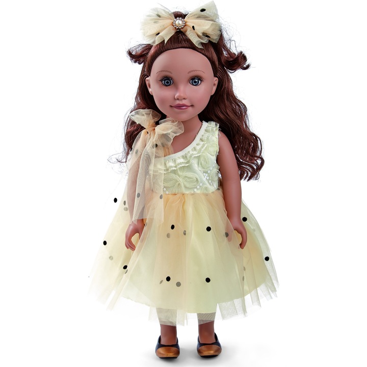 Кукла Mappy Fashion, 46 см, С бежова рокля