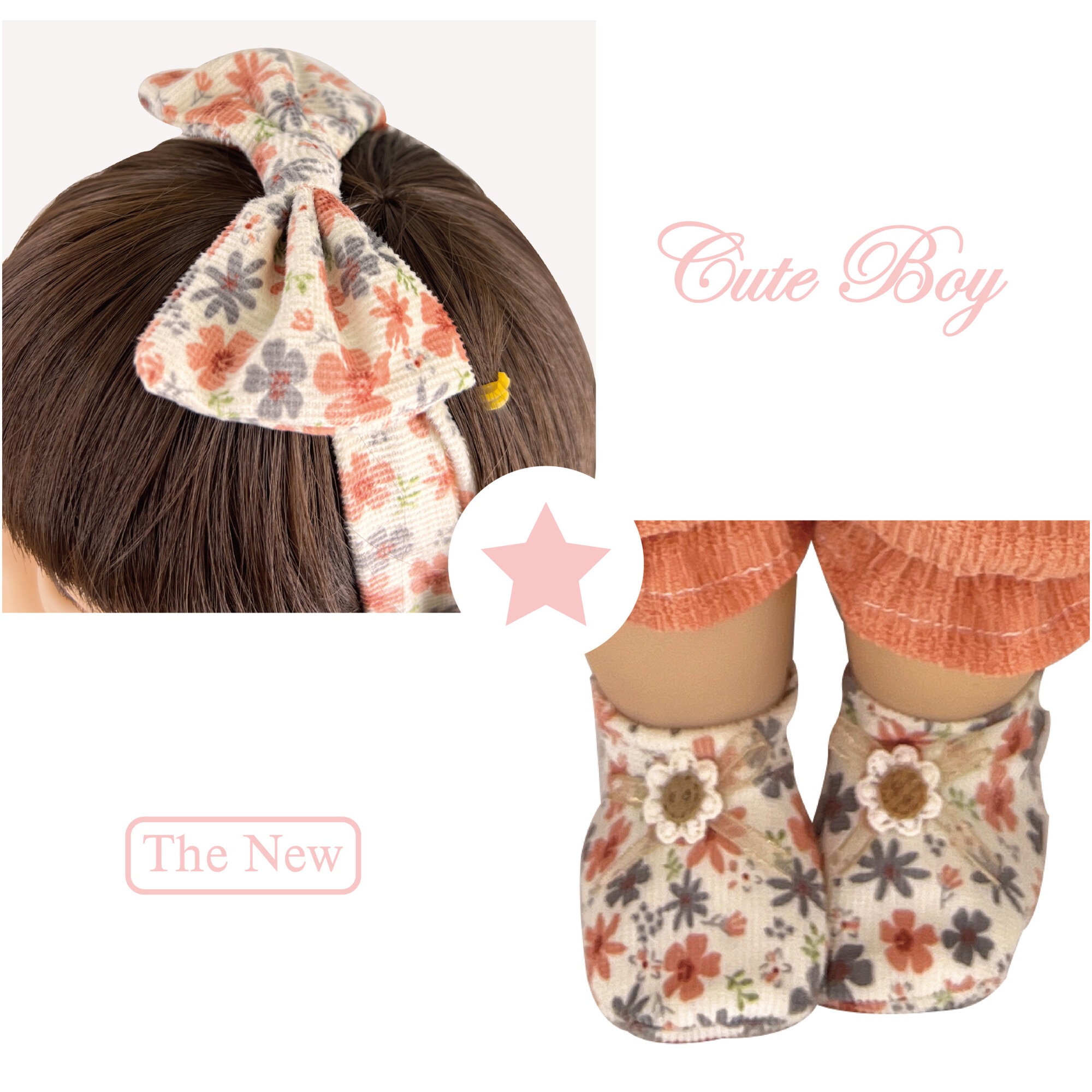 Papusa din vinil, Mappy Baby so Lovely, 56 cm, cu salopeta