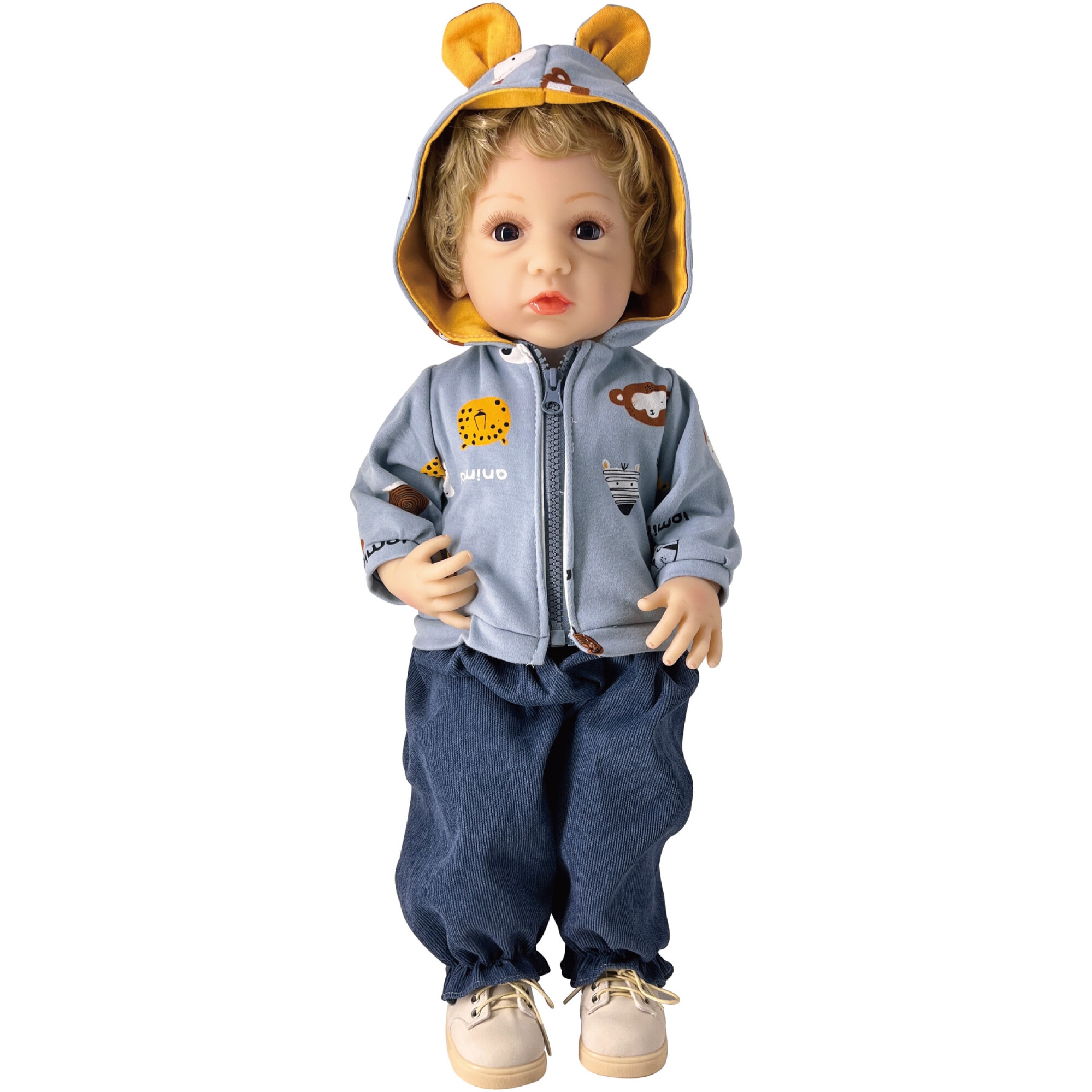 Papusa din vinil, Mappy Baby so Lovely, 56 cm, baietel