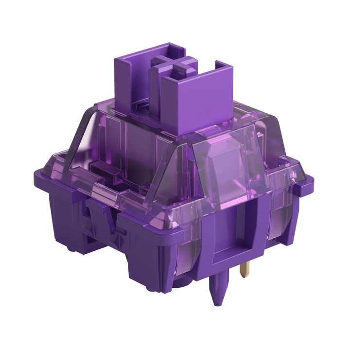 Set switch-uri pentru Tastaturi Mecanice Akko V3 Lavender Purple Pro Switch - 45 buc