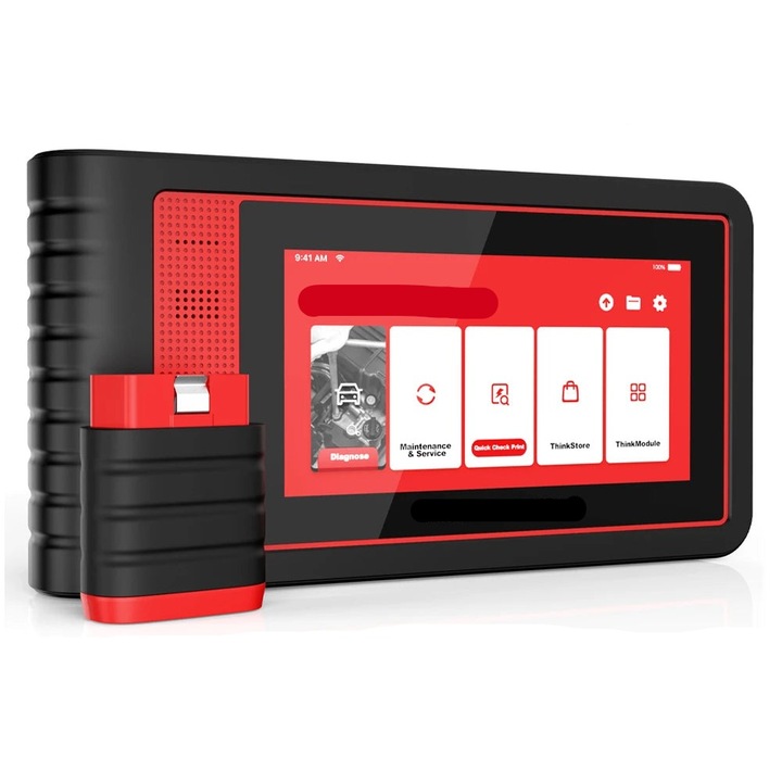 Тестер, Mini, OBD2, 28 нулирания, ECU кодиране, Bluetooth, Wifi, ABS Metal, Черен