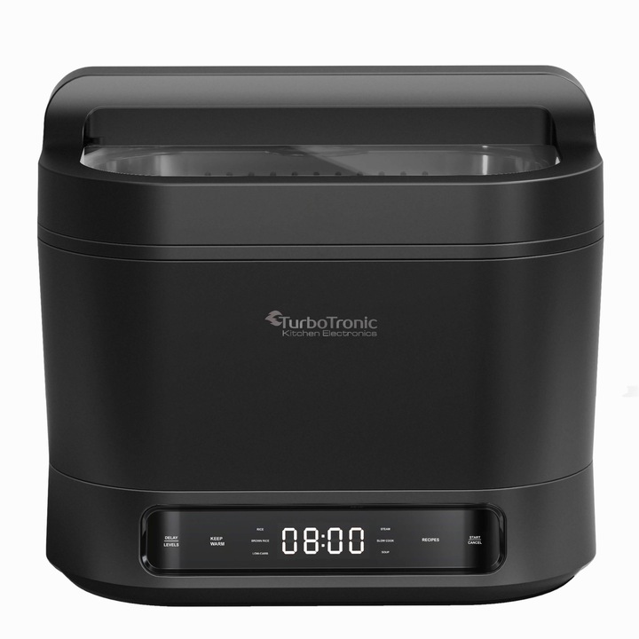 Мултикукър професионален TurboTronic TT-DMC20, 1200W, 4 л, 6 програми, таймер, черен