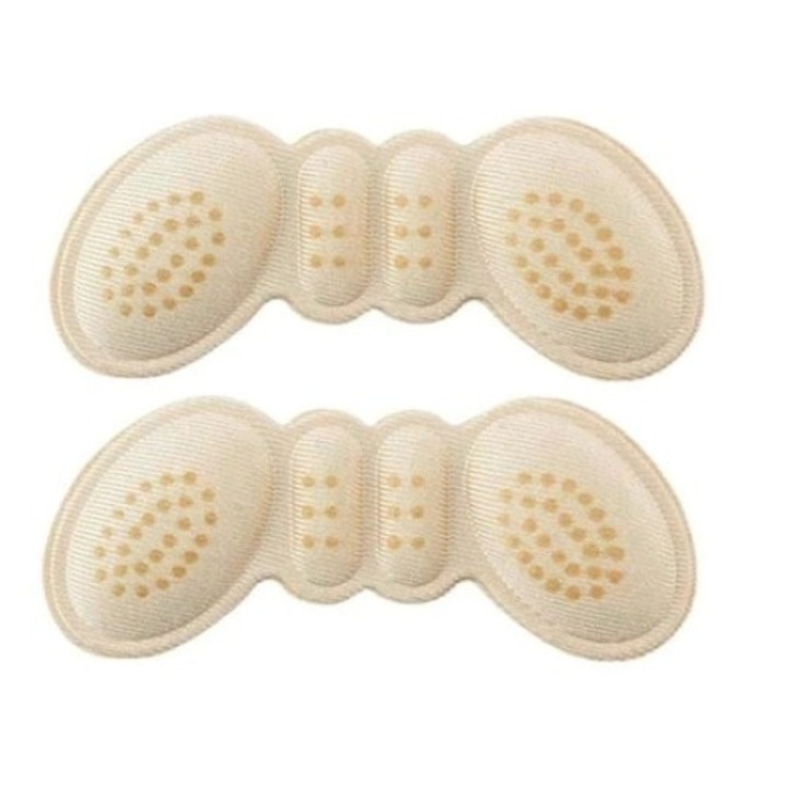 Set 2 branturi pentru calcai, suport interior pentru incaltaminte, marime universala, Crem, Dactylion®