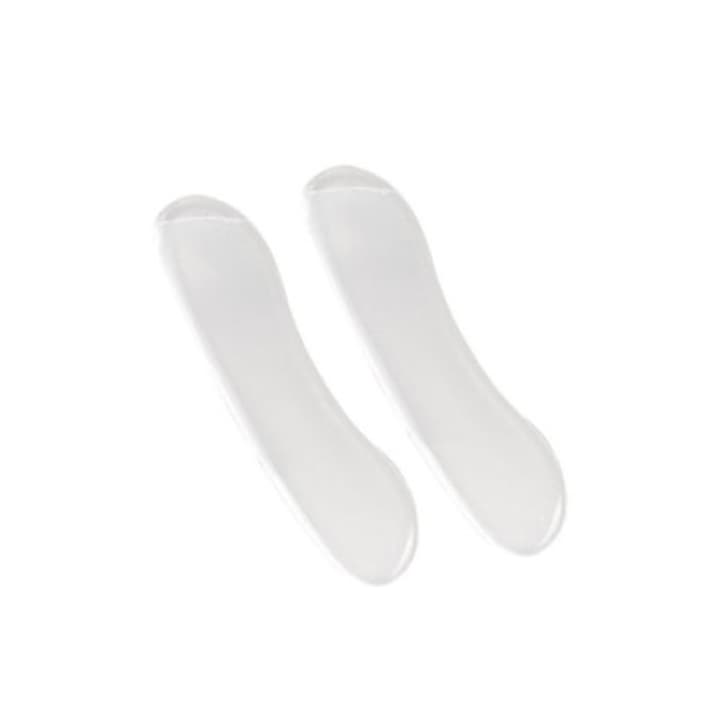 Set 2 Talonete din silicon pentru calcaie, reutilizabile, unisex, protectie calcaie, transparente, universale, 10x3 cm, Dactylion®