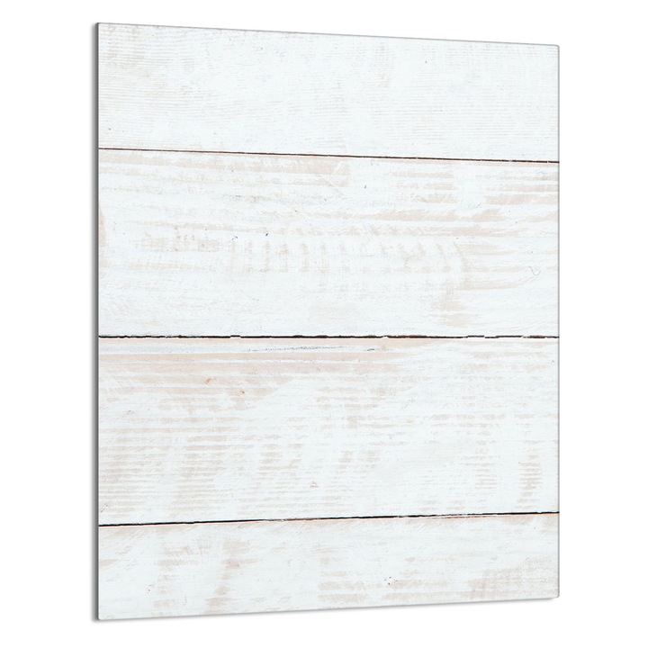 Tocator de bucatarie Lemn, DarHaus, Sticla, Multifunctional, 40x52cm, Alb