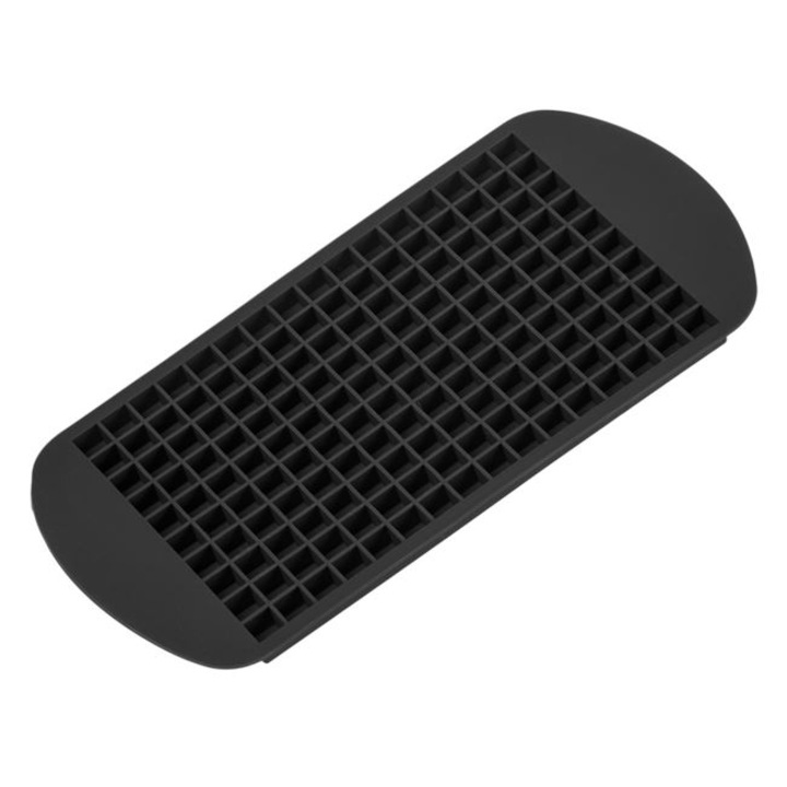 Forma din Silicon Negru pentru 160 de Cuburi Mini de Gheata, 24x12x1cm