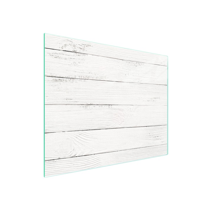 Кухненска дъска за рязане TMK, стъкло, правоъгълна, 52x30см, имитация на дърво