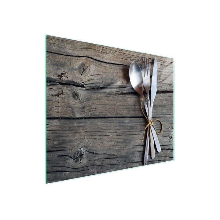 Placa de taiat, DarHaus, k-d10336, Sticla, 52x30, Tacamuri