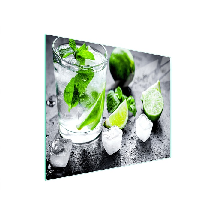 Placa de taiat, DarHaus, k-d10387, Sticla, 52x30, Var