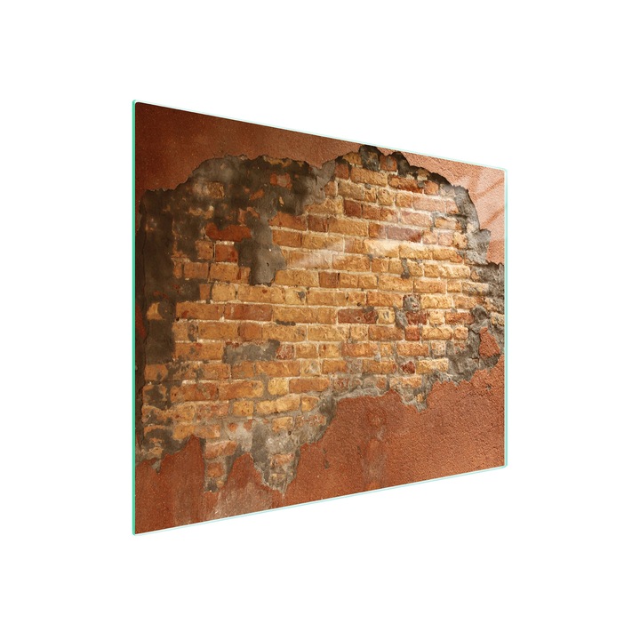 Placa de taiat, DarHaus, k-d10413, sticla, 52x30, caramida