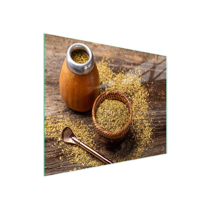 Placa de taiat, DarHaus, k-d10455, Sticla, 52x30, Yerba