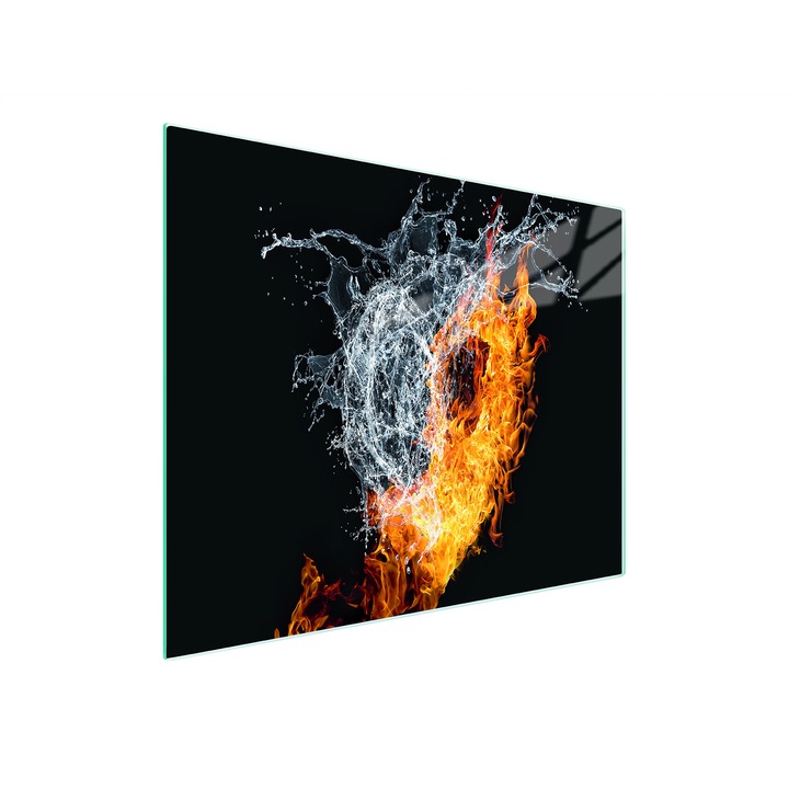 Placa de taiat, DarHaus, k-d10484, Sticla, 52x30, Inima