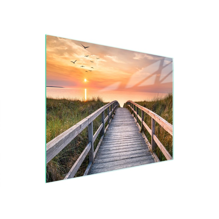 Placa de taiat, DarHaus, k-d10515, Sticla, 52x30, Pod