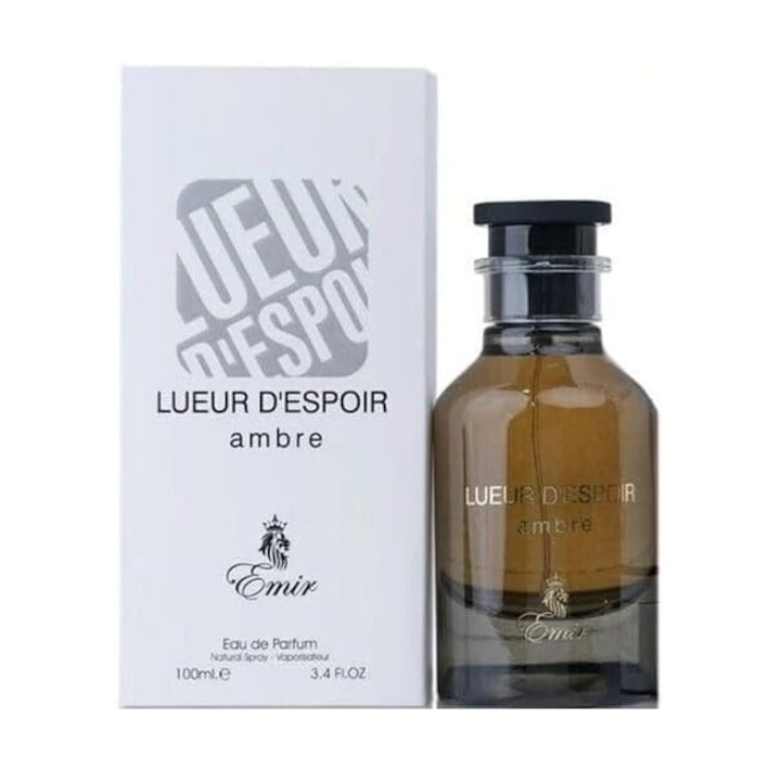 Парфюмна вода Lueur D'espoir Amber Emir Paris Corner, Мъжка, 100 мл