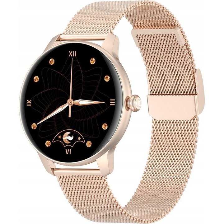 Ceas Smartwatch NUBI NX3, Bluetooth Talk, Modul Multisport, Ritm Cardiac, Calorii, Tensiune Arteriala, Camo