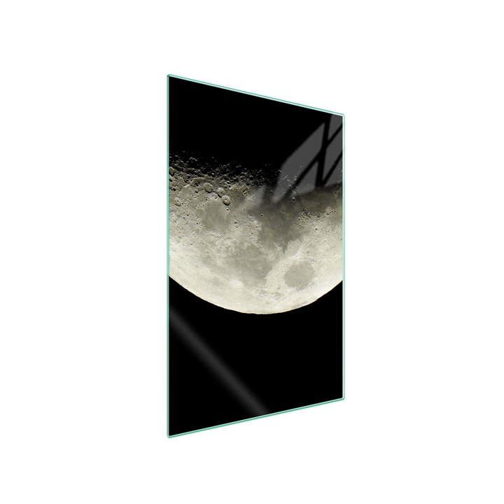 Tocator de bucatarie multifunctional, TMK, k-130218, Sticla, 35x52 cm, Luna