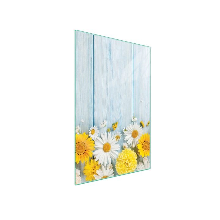 Tocator de bucatarie multifunctional, TMK, k-130278, Sticla, 35x52 cm, Musetel