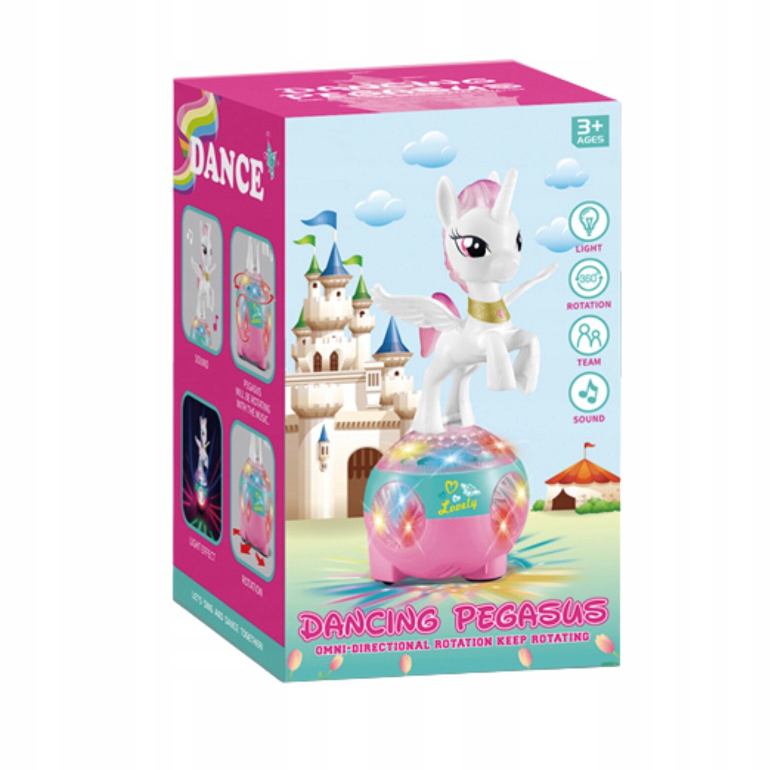 Interactive Dancing Unicorn Pegasus Ball interactiv a condus cantecul ...