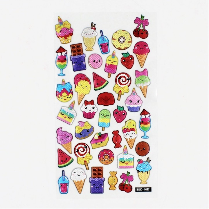 Комплект стикери Happy Food, 39 части