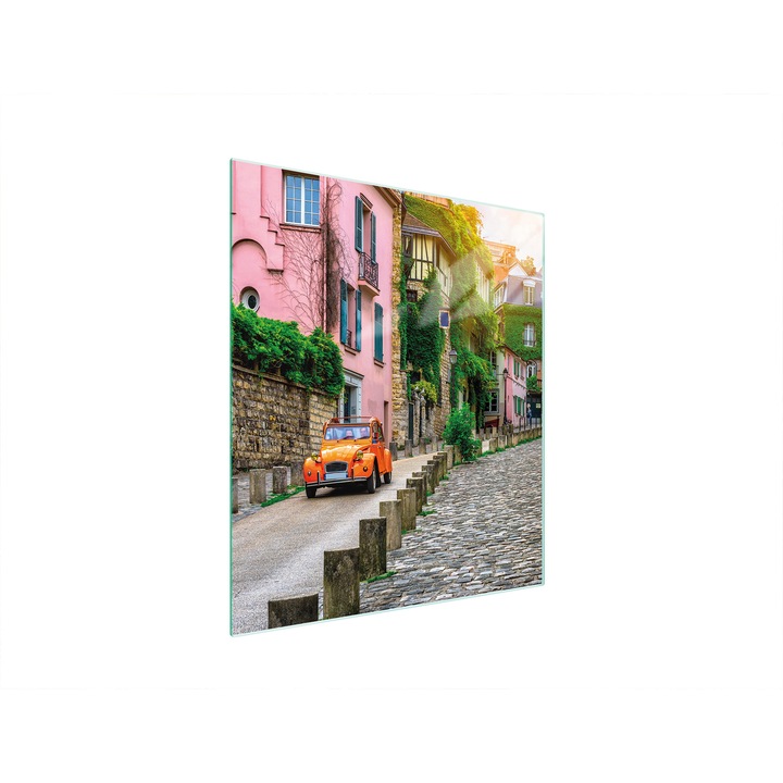 DarHaus Többfunkciós vágódeszka, edzett üveg, 45x52cm, Többszínű