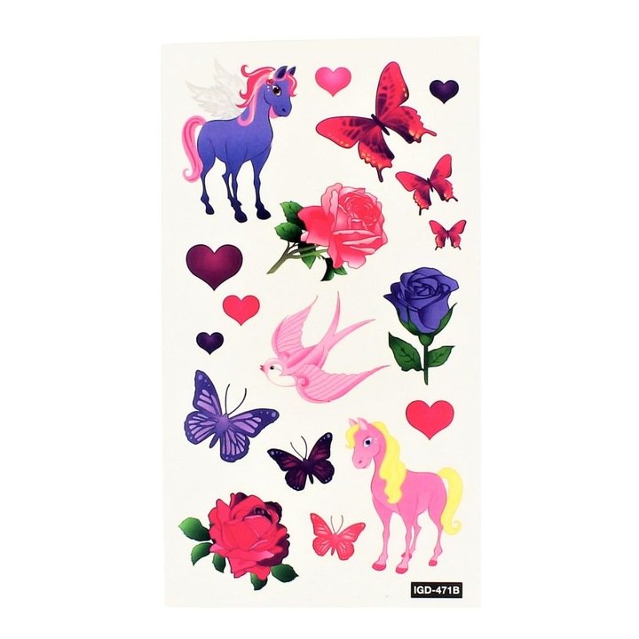 Комплект стикери Fantasy Tattoo 18 части