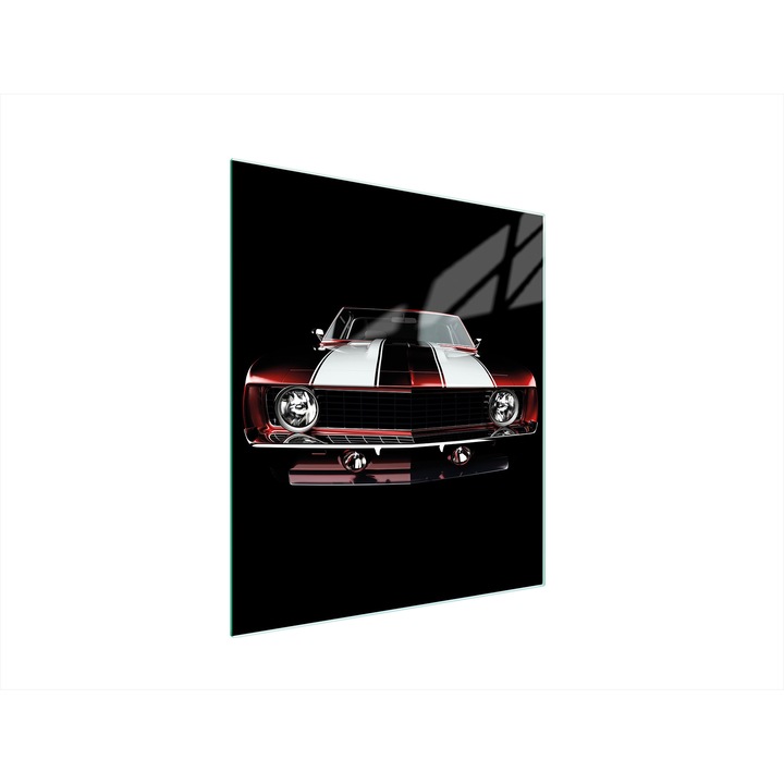 DarHaus többfunkciós vágódeszka, üveg, 45x52cm, Auto