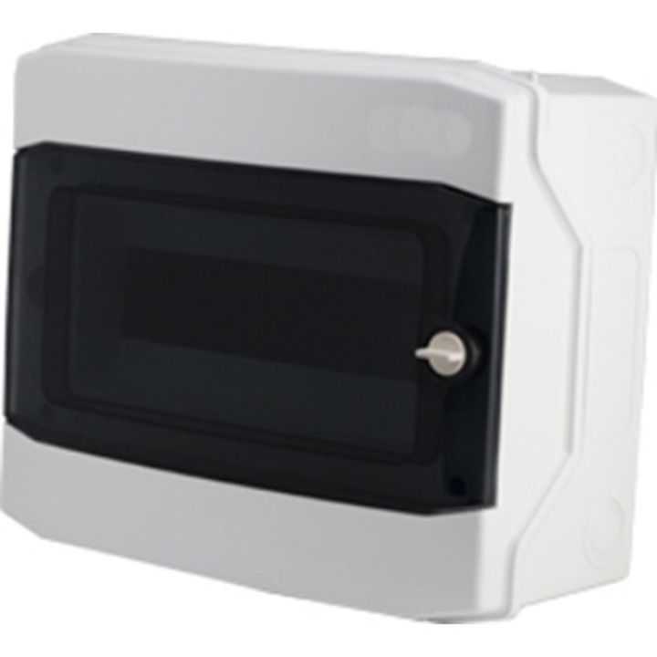 Elektromos paneles Schrack IP65, 12UH, 1 soros, átlátszó ajtóval