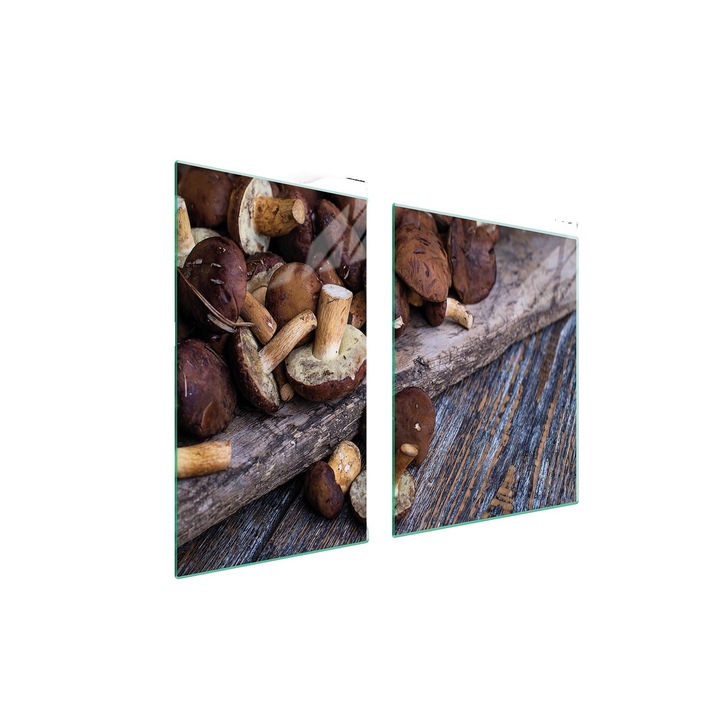 Мултифункционална дъска за рязане DarHaus, закалено стъкло, 60x52см