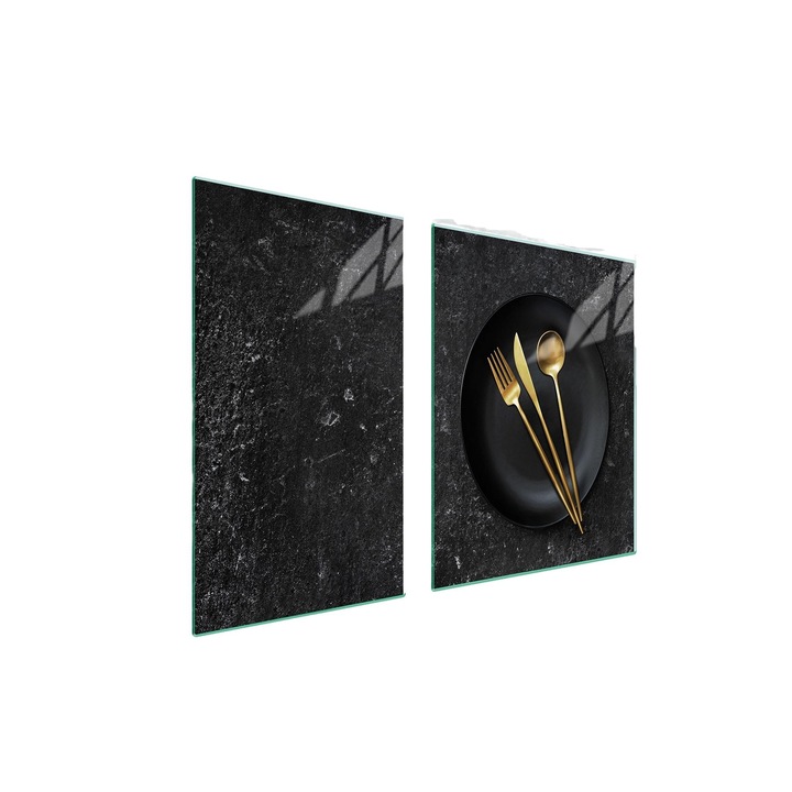 Мултифункционална дъска за рязане DarHaus, стъклена, 60x52см