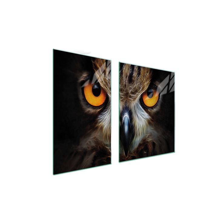 Мултифункционална дъска за рязане DarHaus, закалено стъкло, 60x52см