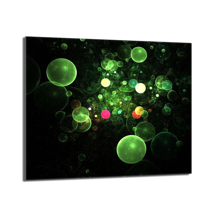 Placa de protectie pentru plita, TMK, sticla, multifunctionala, 60 x 52 cm, multicolor