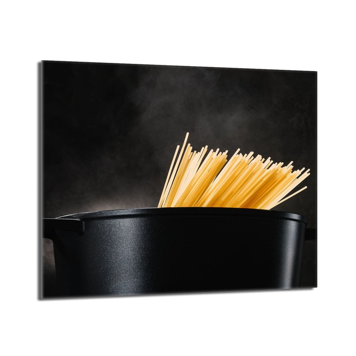 Placa protectie aragaz, TMK, Sticla, 60 x 52 cm, Multicolor