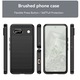 Set husa carbon cu folie compatibil cu Google Pixel 8a, Antisoc, Efect Cooling, Protectie 360, Negru