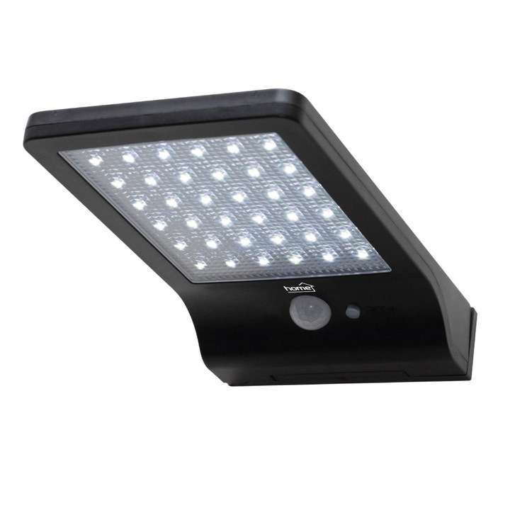 Lampa solara de perete Home 300 lm, acumulator 18650 Li-ion 2000 mAh