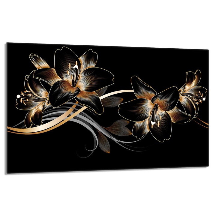 Placa de protectie DarHaus, sticla, multicolor, 80x52cm