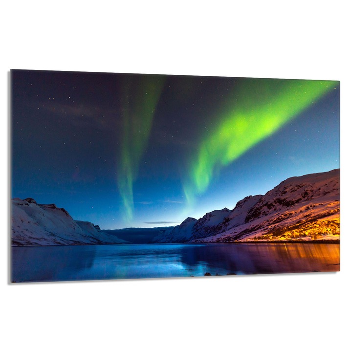 Placa de protectie sticla pentru aragaz 80x52cm Zorza