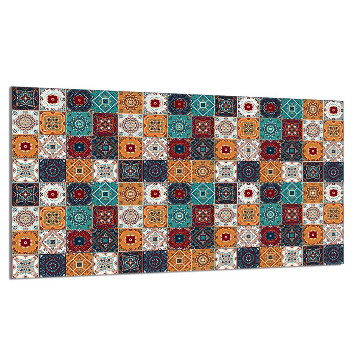 Placa de protectie sticla pentru aragaz 90x52cm Mozaic