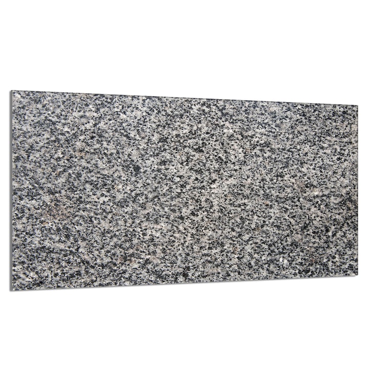 Placa de protectie sticla pentru aragaz 90x52cm Granit