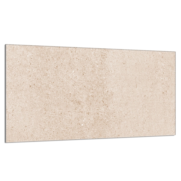 Placa de protectie pentru plita, TMK, sticla, multifunctionala, 90 x 52 cm, Bej