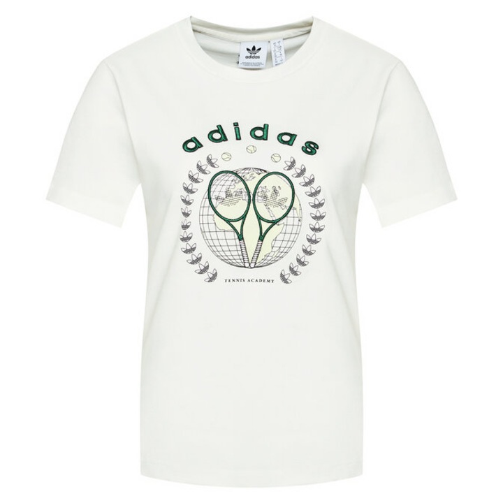 Tricou sport dama Adidas GRAPHIC TEE, alb