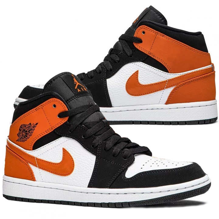 Мъжки спортни обувки Nike, Air Jordan, MID 554724-058, Естествена кожа, Multicolor32`4, Многоцветен