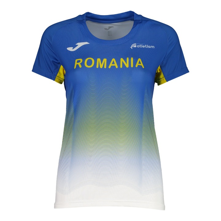 Tricou dama Joma FRA, albastru, poliester, S