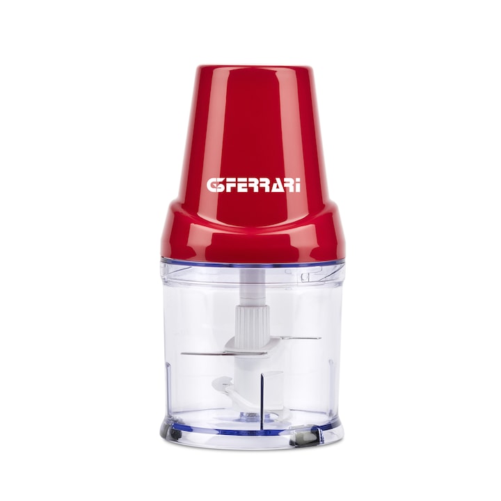 Tocator G3Ferrari G20154 cu 4 lame din otel inoxidabil functie pulse 250W vas 400ml rosu