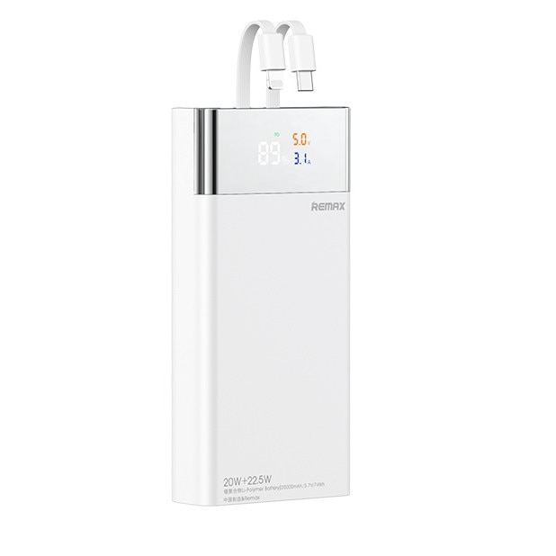 Acumulator extern, Power Bank Remax RPP-561, 20000mAh, USB-C, Lightning ...