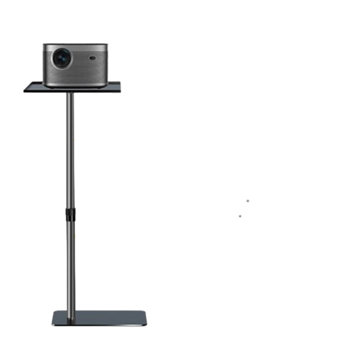 Поддръжка за преносим видео проектор, регулируема височина, 360° хоризонтално завъртане, 90° наклон, 9 kg капацитет, тип тава