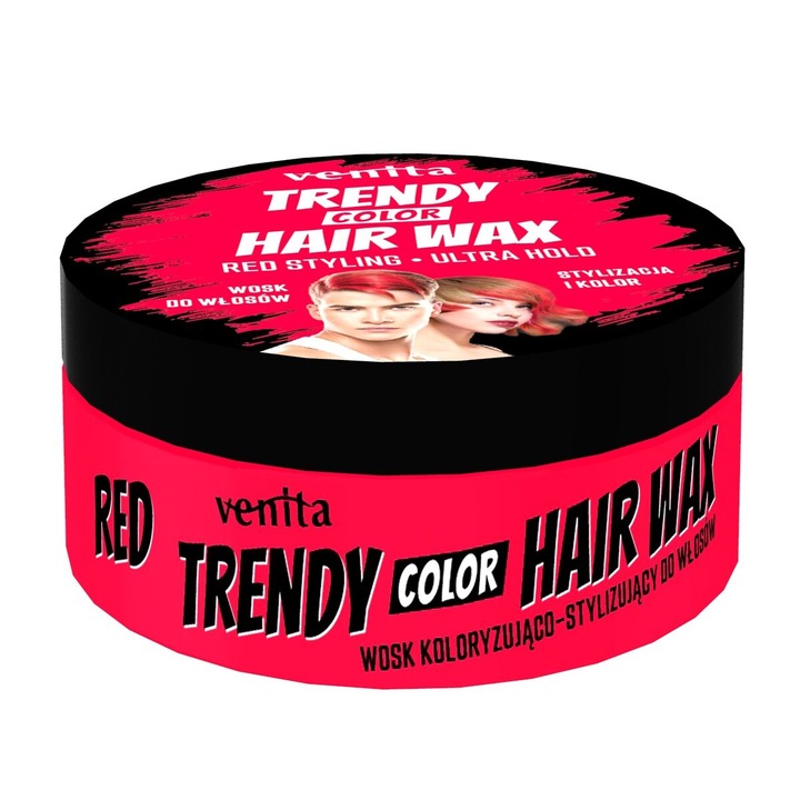 Ceara coloranta pentru par, Trendy Color, rosu 75g