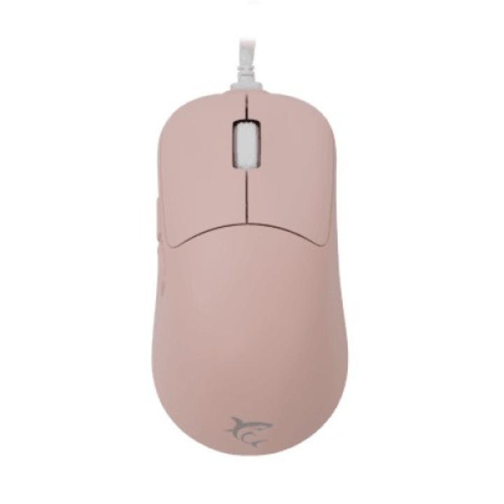 Mouse White Shark GM-5014 Graphene Roz / 12.400 dpi - eMAG.ro