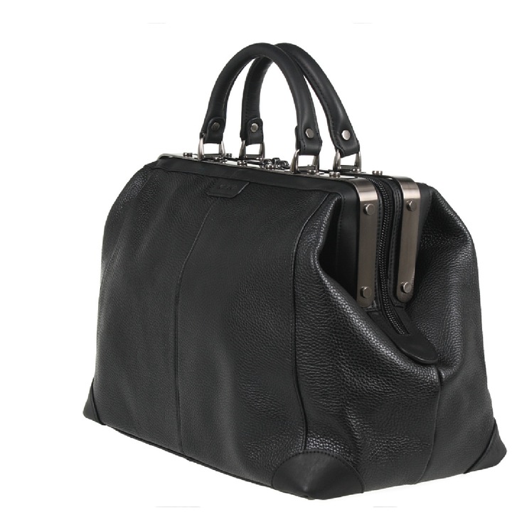 Valódi bőr kézitáska 83254.99, Katana, Fekete