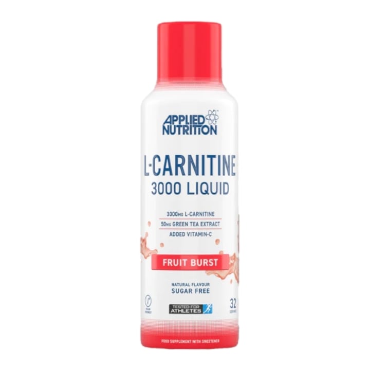 Течен L-карнитин, Applied Nutrition 3000, Fruit Burst, 480 ml